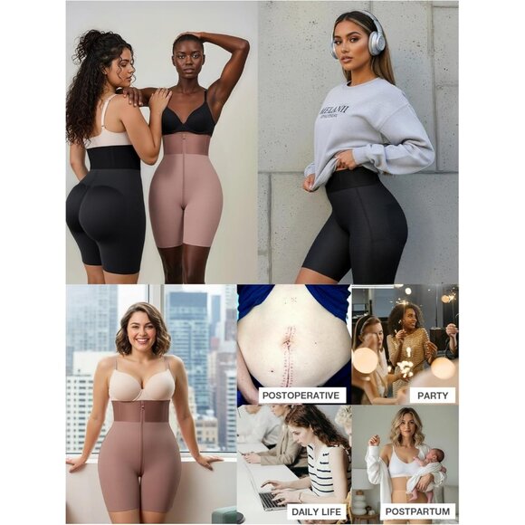 Women's Skin Waist Tummy Control Butt Lifting Slimmer Body Shaper Shapewear - Picture 6 of 6